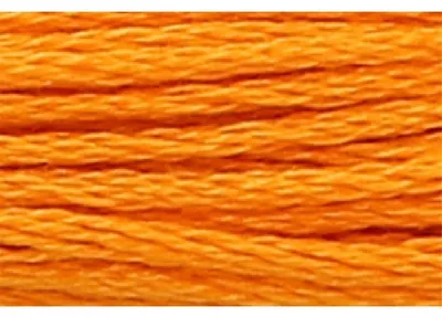 Image de Fil à broder Anchor Sticktwist, 8 mètres, jaune citron, en coton, référence de couleur 304, 6 brins