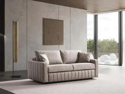Produktbild von Schlafsofa Klappcouch 2-Sitzer Schlaffunktion + Bettkasten Couch Sofa Klappsofa