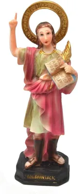 Heiliger Pankratius Figur, 12 cm, Kunstharz, religiös