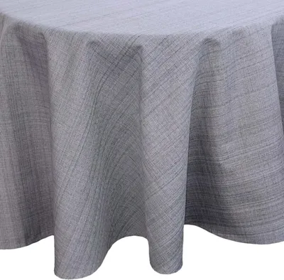 Produktbild von Outdoor Garten-Tischdecke grau rund 145 cm abwaschbar