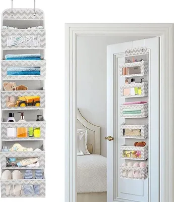 Produktbild von Famanu Hangorganizer mit 6 transparenten Fächern - für Tür und Schrank