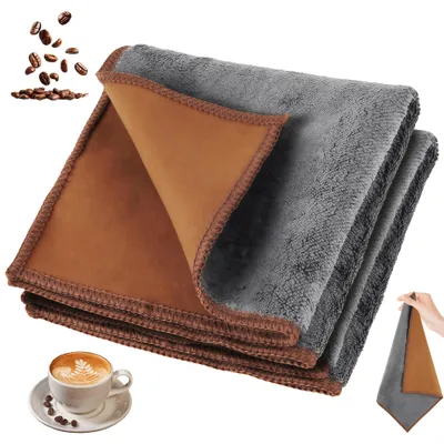 Image de Lot de 3 chiffons en microfibre pour le nettoyage des machines à expresso