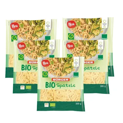 Produktbild von Bürger - Spätzle, 5 x 300 g Beutel