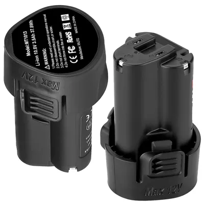 2er-Pack Akkus 10,8V 3,5Ah Li-Ion, kompatibel mit BL1013/BL1014