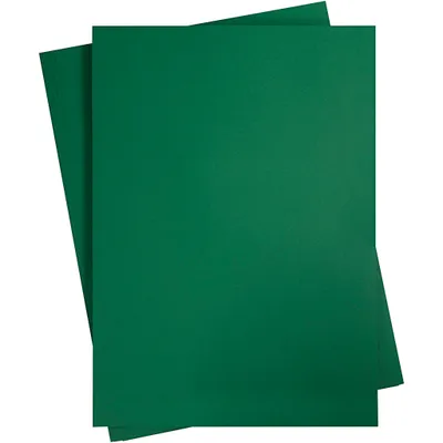 Produktbild von Karton, farbig, A2, Blatt 420x594 mm, 180 g, Dunkelgrün, 10 Bl./ 1 Pck