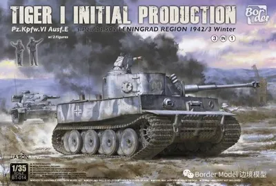 Zdjęcie produktu dla MODEL GRANICZNY BT-014 Tiger I, pierwsza produkcja, 3 w 1