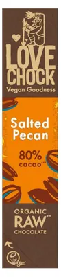 Produktbild von Raw Chocolate Riegel - Salted Pecan 80% Kakao 40g