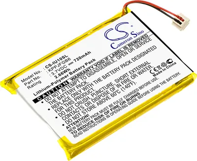 Produktbild von TECHTEK Akku Kompatibel mit [iRiver] Clix 2GB, Clix 4GB, U10, U10CT Ersetzt KPPJFGB6
