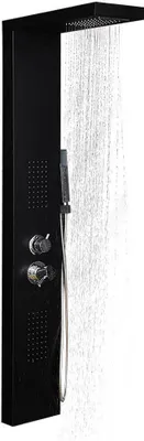 Produktbild von Duschpaneel Cascata black