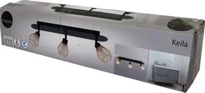 Productafbeelding van Inspire inbouwspots Keila, zwart, IP44, max. 3 x 20W G9, zonder lampen, kantelbaar