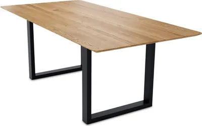 Produktbild von Esstisch Dagmar 4 140x76x90 Esszimmertisch Massivholz Wildeiche