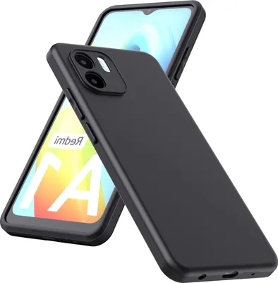 Image de Étui de protection en silicone noir pour Xiaomi Redmi A2 / A1