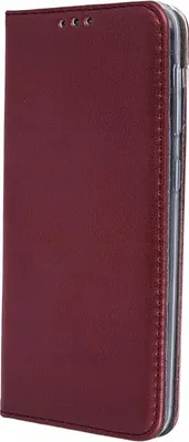 Zdjęcie produktu dla Magnetyczna klapka pasująca do Samsung S25 Burgundy red