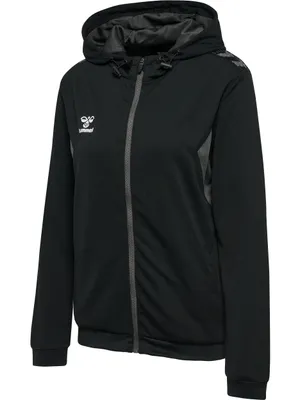 Produktbild von hummel hmlAUTHENTIC PL ZIP HOODIE WOM BLACK BLACK XS