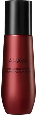 Zdjęcie produktu dla AHAVA Apple Of Sodom Deep Wrinkle Lotion SPF30, Balsam do twarzy, Kobiety, 50 ml, Nawilżający