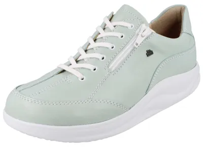 Produktbild von FINN COMFORT FINNAMIC Otaru Damen Schnürschuhe mit Reißverschluss mintgrün Glattleder - Größe: UK 9