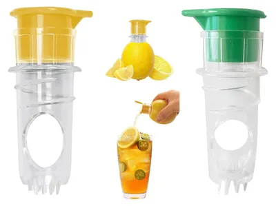 Zdjęcie produktu dla Ręczny wyciskarka do cytrusów - do cytryn i limonki - zielona/żółta