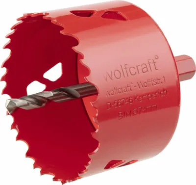 Obrázok produktu pre wolfcraft GmbH 5475000, Samostarný, bezdrôtový skrutkovač, Sadrokartón, neželezitý kov, Plast, Preglejka, Oceľ, Drevo, Červená, dvojkovový, High-Speed ​​Steel (HSS)