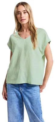 Produktbild von Street One Leinenmix-Bluse mit Bändern