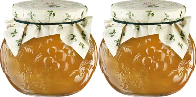 Produktbild von HOLUNDERBLÜTEN-GELEE naturrein 2x 640g im Dekorglas von DARBO