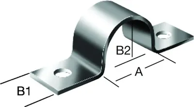 Produktbild von VORMANN Rohrschelle zum Anschrauben 19X15X16 mm Stahl, verzinkt