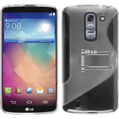 Produktbild von PhoneNatic Case kompatibel mit LG G Pro 2 - clear Silikon Hülle  + 2 Schutzfolien