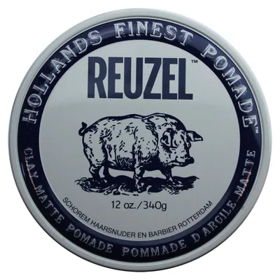 Produktbild von Reuzel Clay Matte Pommade, Haarwachs, 340 g, Männer, Alle Haare, Blechdose, Befestigung