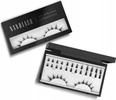 Produktbild von Cluster wimpern zur DIY Wimpernverlängerung zu Hause Nanolash FLIRTY