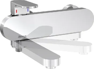Produktbild von Ravak Chrome - Wannen-Wandarmatur CR 022.00/150, Chrom X070042