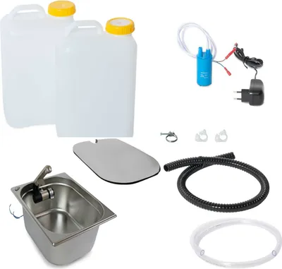 Image de 230V Camping Evier kit de lavage Evier couverture caravane camping-car VW