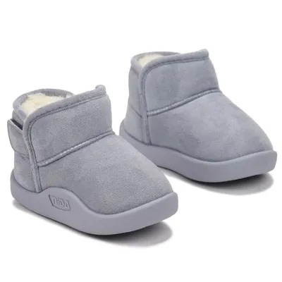Produktbild von Jungen Mädchen Winterstiefel, Schneestiefel Kinder Winterschuhe, Farbe:Blau Gr:25