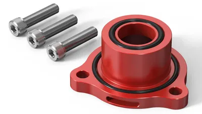 Obrázok produktu pre Prispôsobovač sacieho potrubia pre turbodúchadlo – VW Golf GTI/R MK7/7.5, Jetta, Audi A3/S3/RS3, TTS, A4/A5/Q5 B9 – hliník – červená farba
