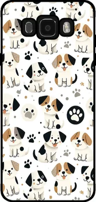 Immagine prodotto di Smartphonica Custodia per telefono adatta a Samsung Galaxy J7 2016 con stampa di cane - TPU cover posteriore design cane