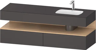 Produktbild von DURAVIT QA4796030490000 QTG EWT KWTU 1600 Wß Hgl. Be
