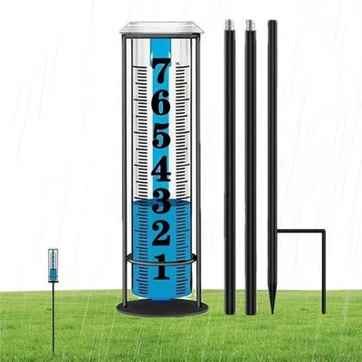 Produktbild von Famanu Regenmesser Wetterindikator - Verstellbare Höhe - Transparent
