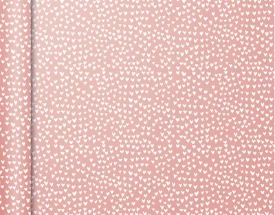 Image de Clairefontaine Papier cadeau "Tiny Rolls Coeurs roses" (l)350 mm x (L)5,0 m