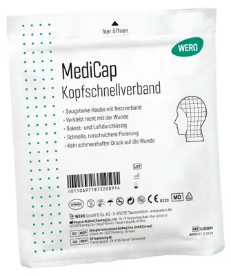 Produktbild von WERO MediCap Kopfschnellverband, steril
