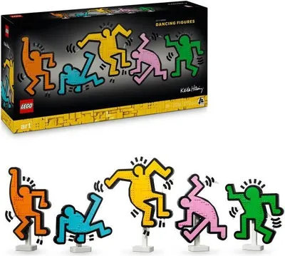 Produktbild von LEGO Art Keith Haring Les Figures Dansantes, 31216, 1773 Teile, Bauset für Erwachsene, Innendekoration