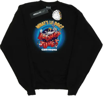Produktbild von Looney Tunes - "What's Up Doc" Sweatshirt für Herren BI33339 (5XL) (Schwarz)