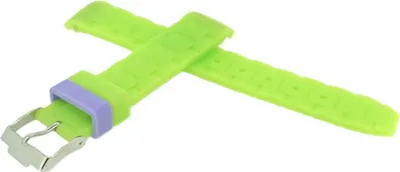 Produktbild von Jacques Lemans Rome | Uhrenarmband 20mm | Silikon grün 1-1691
