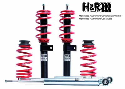 Image de Kit de suspension fileté H&R Monotube essieu avant, essieu arrière pour entre autres VW, Audi, Seat, Skoda