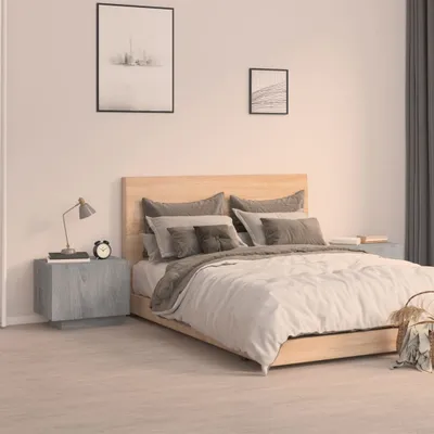Obrázok produktu pre vidaXL Nočný stolík Grey Sonoma 100x35x40 cm odvodený výrobok z dreva