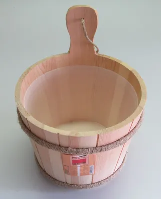 Produktbild von Saunakübel Aufgusseimer Saunazubehör Sauna Kübel Wellness aus Fichtenholz NICOL