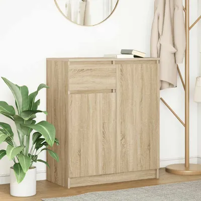 Zdjęcie produktu dla vidaXL Kredens z szufladą dąb sonoma 71x35x84 cm materiał drewnopochodny