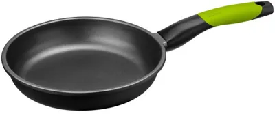 Produktbild von BRA A121453, Rund, Allzweckpfanne, Schwarz, Grün, PTFE, Aluminium, Gas, Induktion