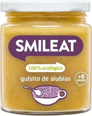 Zdjęcie produktu dla SmileatGulasz z Fasoli i Cielęciny (230g) – Pełnowartościowy Obiad od 6. Miesiąca