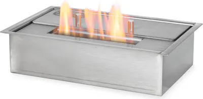Immagine prodotto di Camera di combustione Moritz 1,20 litri I Inserto a bioetanolo in acciaio inox I Doppia parete I Caminetto da incasso I Caminetto a etanolo I Bruciatore da incasso I Caminetto da esterno I Fuoco da giardino I Stufa a legna