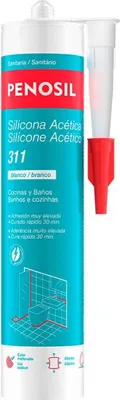 Obrázek produktu pro Ocet silikonový Penosil bílý 280 ml silikonový Kuchyně Koupelna
