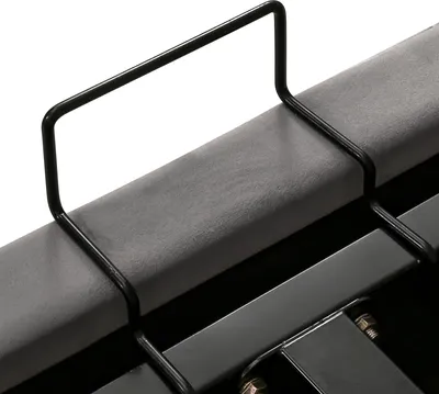 Image de OKWISH Lit coffre 160x200 - Lit double capitonné avec tête de lit oreille - Velours - Sans Matelas - Gris
