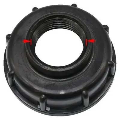 Productafbeelding van IBC-tankadapter, compatibel met grof schroefdraad, onafhankelijke debietregeling, C